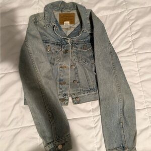 Abercrombie & Fitch Light Blue Denim Jacket